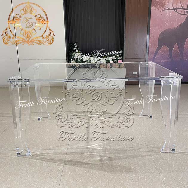 Acrylic Ghost Dining Table Fertile Furniture